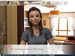 Beautiful redhead teen bound in thug-style bondage with toys