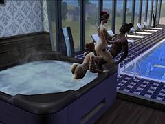 Milfs and teens with big tits bang hard in compilation.