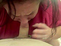 Amanda Plush Deep Throats Cock Like A Whore