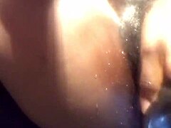 Ebony Babe Squirts With Intense Emotion