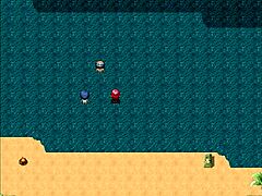 Tanned girl Natsuki achieves happy ending in hentai game episode