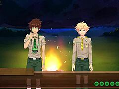 Teen Friends Hike In The Forest During Camp Episode 3