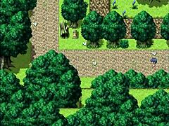 Tanned girl Natsuki achieves happy ending in hentai game episode