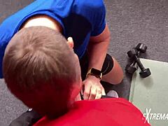 Twinks give blowjobs to each other in public outdoor spots