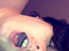 Curvy girlfriend bent over for homemade fun with a friend.