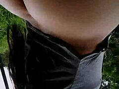 Watch Vanesa Undress In The Park! So Sexy And Provocative!