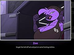 beat banger cathy bangs with 100 accuracy in this furry cartoon