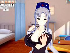 Yagokoro Eirin Gets Tits Squeezed In Hentai