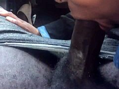 Blonde Bomber Sucks Big Black Cock In Part 2!