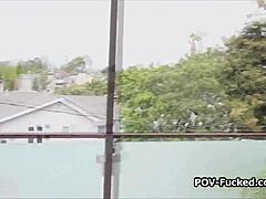 POV video of amateur interracial sex with dangerous Rachel and her dark-skinned partner