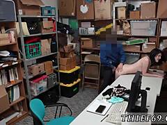 female cop first time suspect was caught crimson transferred by store