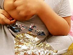 brother wife showing big boobs to me