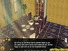 horror mansion episode 1 features footjob under desk in anime hentai game