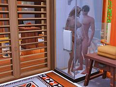 I can’t believe stepson bangs stepmom in the ass as stepfather watches her cheat in Sims 4 hentai animation.