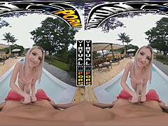 britt blair, blonde teen, drilled hard in virtual reality