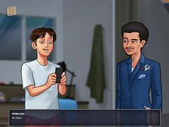 Summertime saga blowjob scene