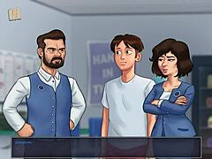 Summertime saga blowjob scene