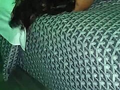 Wife whore enjoys anal creampie.