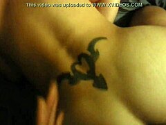 White babe takes big black cock.