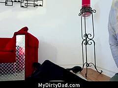 British Teen Stepdaughter Darcie Belle Fucked in Doggy POV