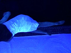 Gigi Breeze Receives Top Blacklight Massage Under Black Lights
