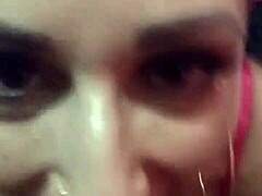 Della Dane Gags Hard on Jack Blaque's Black Dick Backstage