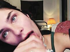 behind the scenes dildo blowjob by flowerava.