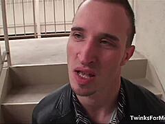 horny twinks sucking cock and fucking hard in gay action