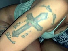 Inked New York neighbor eagerly services massive Philadelphia shaft