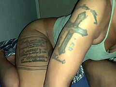 Inked New York neighbor eagerly services massive Philadelphia shaft