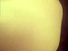 A blonde babe with a curvy derriere enjoys intense anal sex