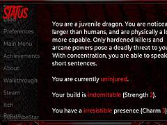 Indulge in anime and hentai game fantasies with a monster cock