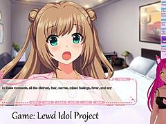 Vtuber Lewdneko Plays Lewd Idol Project Scissoring Big Tits