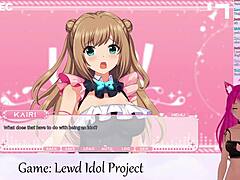 Vtuber Lewdneko Plays Lewd Idol Project Scissoring Big Tits