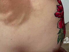 colombian slut katty blake bangs hard in bathroom