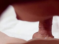 Teen moans during cum in mouth blowjob