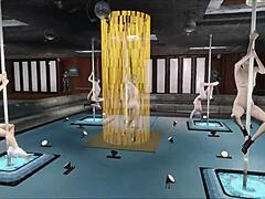 फॉलआउट 4 मल्टी पोल डांस एक्शन! 🕺