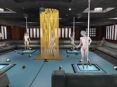 फॉलआउट 4 मल्टी पोल डांस एक्शन! 🕺