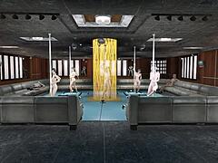 फॉलआउट 4 मल्टी पोल डांस एक्शन! 🕺