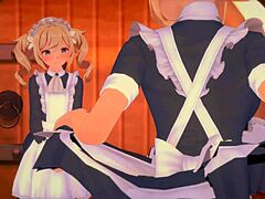 Maids Jean Genshin Impact 3D cartoon anime hentai threesome