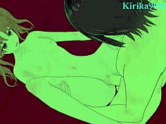 Mikoto Misaka and Kuroko Shirai engage in intense bunny girl threesome sex