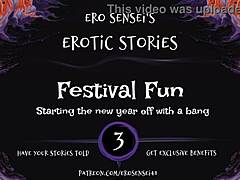 Erotic audio for women featuring amateur festival fun