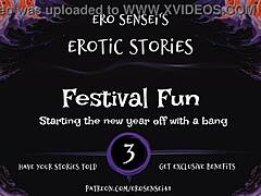 Erotic audio for women featuring amateur festival fun