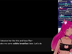 Vtuber starts playing My Girlfriend is the President game part 1