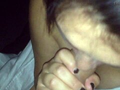 latina casually sucks dick in anal scene