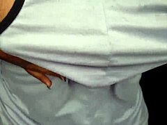 Wow! Ebony Girl Teases With Stunning Tits Right In Your Face