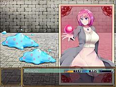 Philana enters witch's castle, spotting shady men in hentai tale