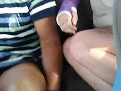 sucking monster bbc before heading to work