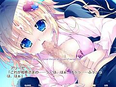 Princess and maiden explore jealousy in love route scene with subtitles.