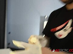 Big tit babe Mara Martinez gets inked, then I pound her hard, my bad!